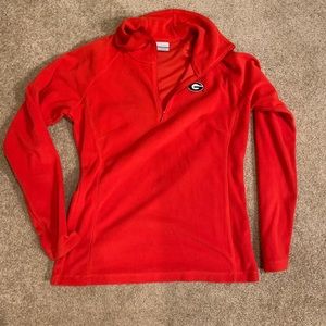 Red, Georgia Columbia jacket!